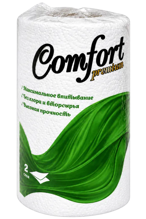 Упаковка бумажных полотенец Comfort Premium